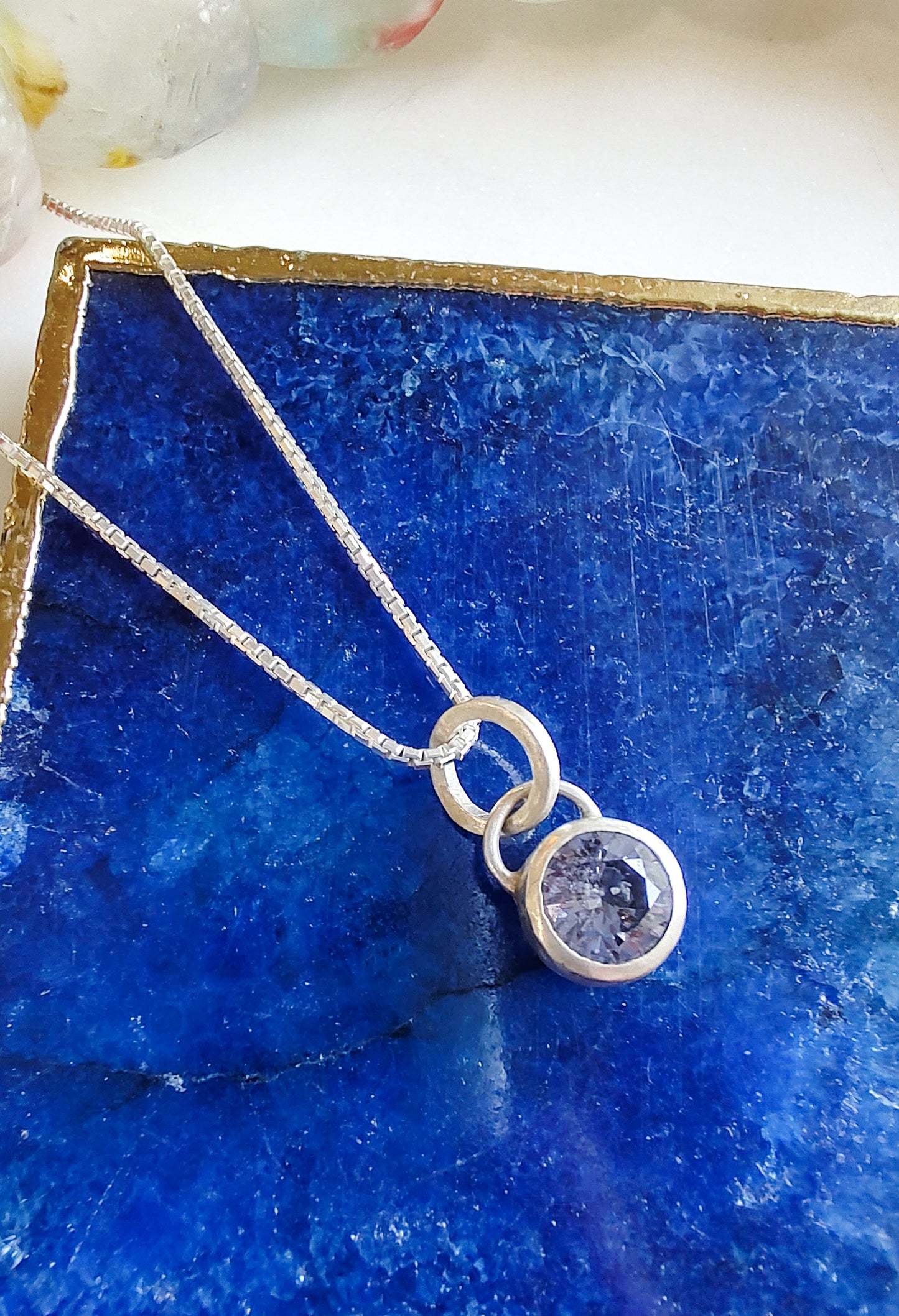 Periwinkle Spinel Pendant